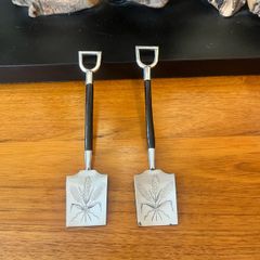 Antique J&Co Sheffield Novelty Sugar Shovels