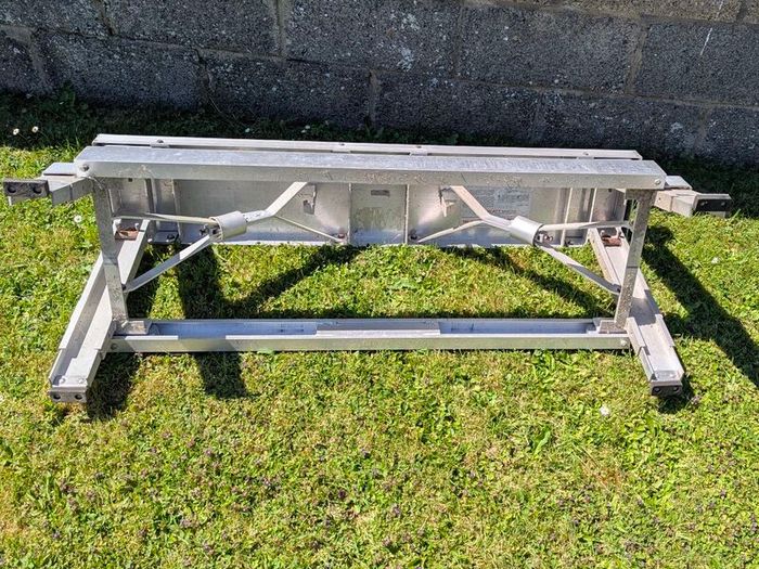 Folding Work Platform With Tools