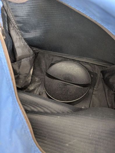 bowling ball and bag