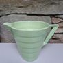 1950s green ribbed jug Image 2