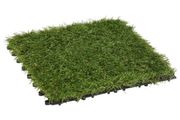 Artificial Grass Tiles 11 pcs Green 30x30 cm