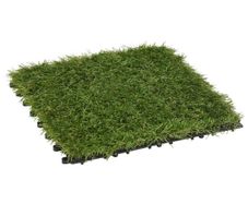Artificial Grass Tiles 11 pcs Green 30x30 cm