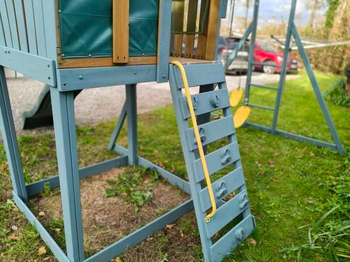 climbing frame, slide, jungle gym