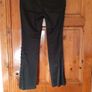 Ladies Reiss Black Jeans Size 10 Image 5