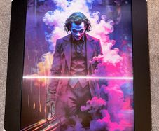 3D Motion Lenticular Joker Framed Wall Art