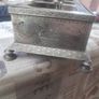Victorian Silver Plated 3 Bottle Holder 1800s to early 1900s, Image 6