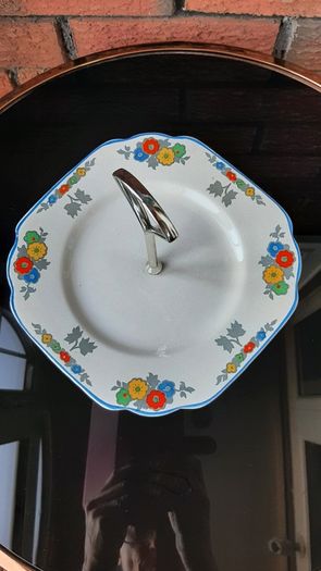 Vintage Cake/Sandwich/Tidbit Plate