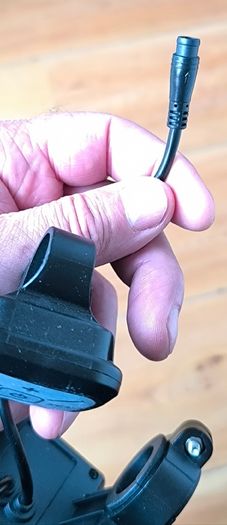 ebike display with power button