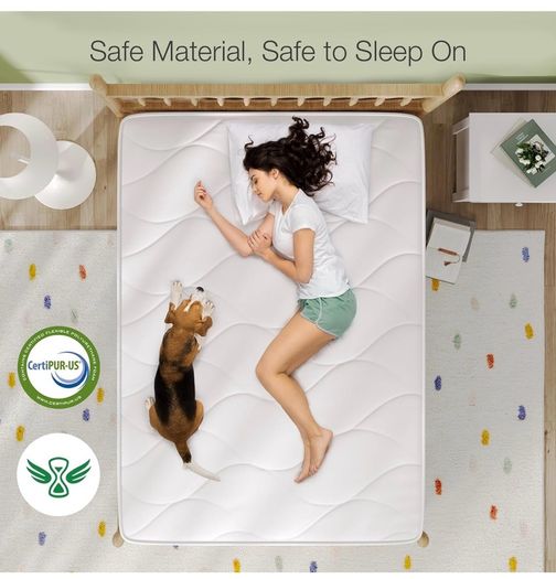 4FT Small Double Pocket Sprung Mattress 8 Inch Medium Soft Spring Mattress