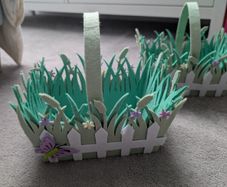 2 Felt Baskets