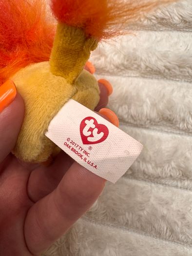 Bushy Teenie Beanie Boos Lion McDonalds 2017 approx. 8 cm. Used Please see photos