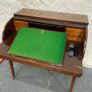 Early 19th Century Regency Mahogany Cylinder Bureau. Image 9