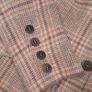 Helen McAlinden Brown Beige Checked 100% Wool Tailored Blazer Elbow Patches 10UK/38EU Image 8