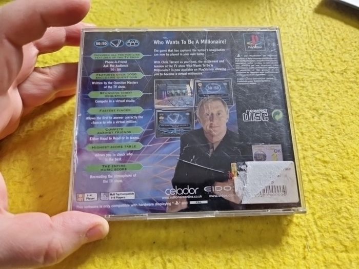 Who Wants to be a Millionaire PlayStation1 ps1 PlayStation2 Ps2 games Original