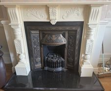 Fireplace with Granite