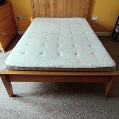 Double bed with mattres or without