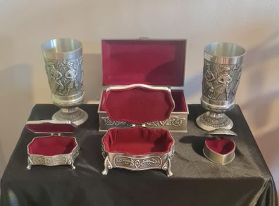 Cladder Ring Mulligar pewter Jewellery box's  never used