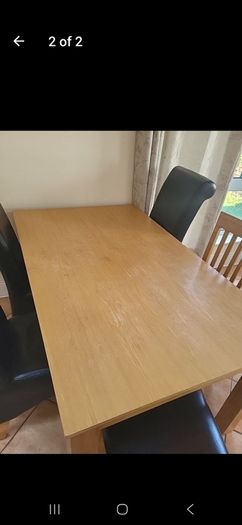 Table and chairs FREE MUST GO Tuesday 25th