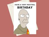 Handmade Futurama Fry Shut up and Take My A5 Birthday Greeting Card, Perfect for gifts, special occasions, or funny card for fans of the TV Show
