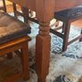 PRICE DROP Solid pine dining table with 8 chairs (6 single 2 carver) Image 7