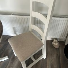 Solid wood dining chair x 4