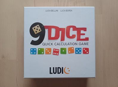 Nine Dice Quick Maths Family Board Game