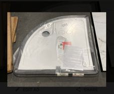 Garden cabin shower trays