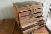 vintage tabletop drawers