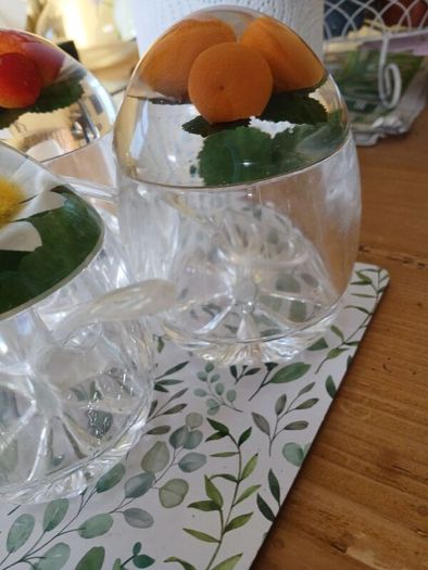 Lucite Jam pots