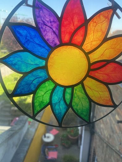 Suncatcher with vibrant colours