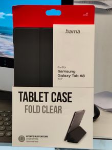 Hama Fold Clear Case for 10.5" Samsung Galaxy Tab A8 - Black