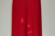 Zara Red Wide Leg Trousers