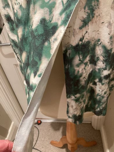 Reduced- COS Moss Green Multi colour Top - Size L