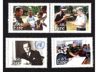 2005 Ireland 50th Anniversary of Ireland Membership in the United Nations Stamp Mint Never Hinged (MNH)