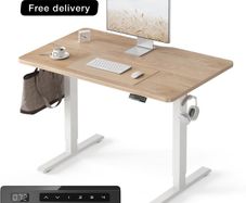 Height Adjustable Electric Standing Desk controller, 100x60cm