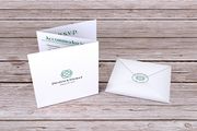 Celtic Heart Themed Tri-Fold Wedding Invitation
