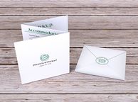 main image for ad Celtic Heart Themed Tri-Fold Wedding Invitation