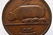 Irish pre decimal Halfpenny
