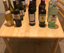 Drink left over from party