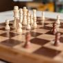 Handmade Chessboard - Walnut, Maple and Oak with Pieces Image 7