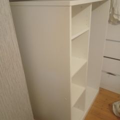 ikea half wardrobe with shelves
