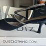 Navy satin dressy shoes Image 3