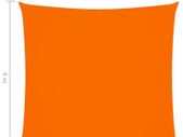 Sunshade Sail Oxford Fabric Square Orange ID: 18788