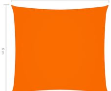 Sunshade Sail Oxford Fabric Square Orange ID: 18788