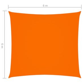 Sunshade Sail Oxford Fabric Square Orange ID: 18788