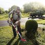 Garden Cordless Grass Trimmer with Command Feed And 2 Batteries Strimmer Line Strimmers Edge Cutter for Lawn Edger Pruning Weed Image 6