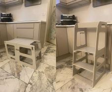 WoodandHearts Toddler Step Stool Kids
