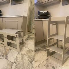 WoodandHearts Toddler Step Stool Kids