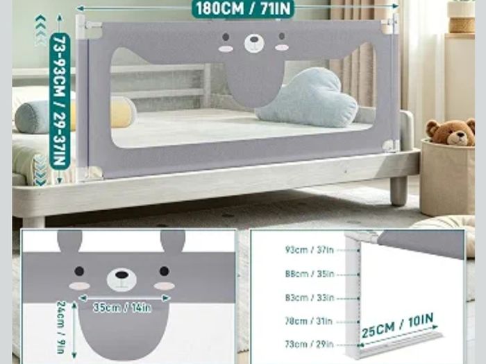 2 x baby/toddler safety bed rails
