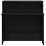 Reception Desk Black 100x50x103.5 cm Image 5
